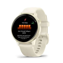 Montre Connectée Garmin Vívoactive 6 - 010-02985-01 Bracelet Silicone Ivoire