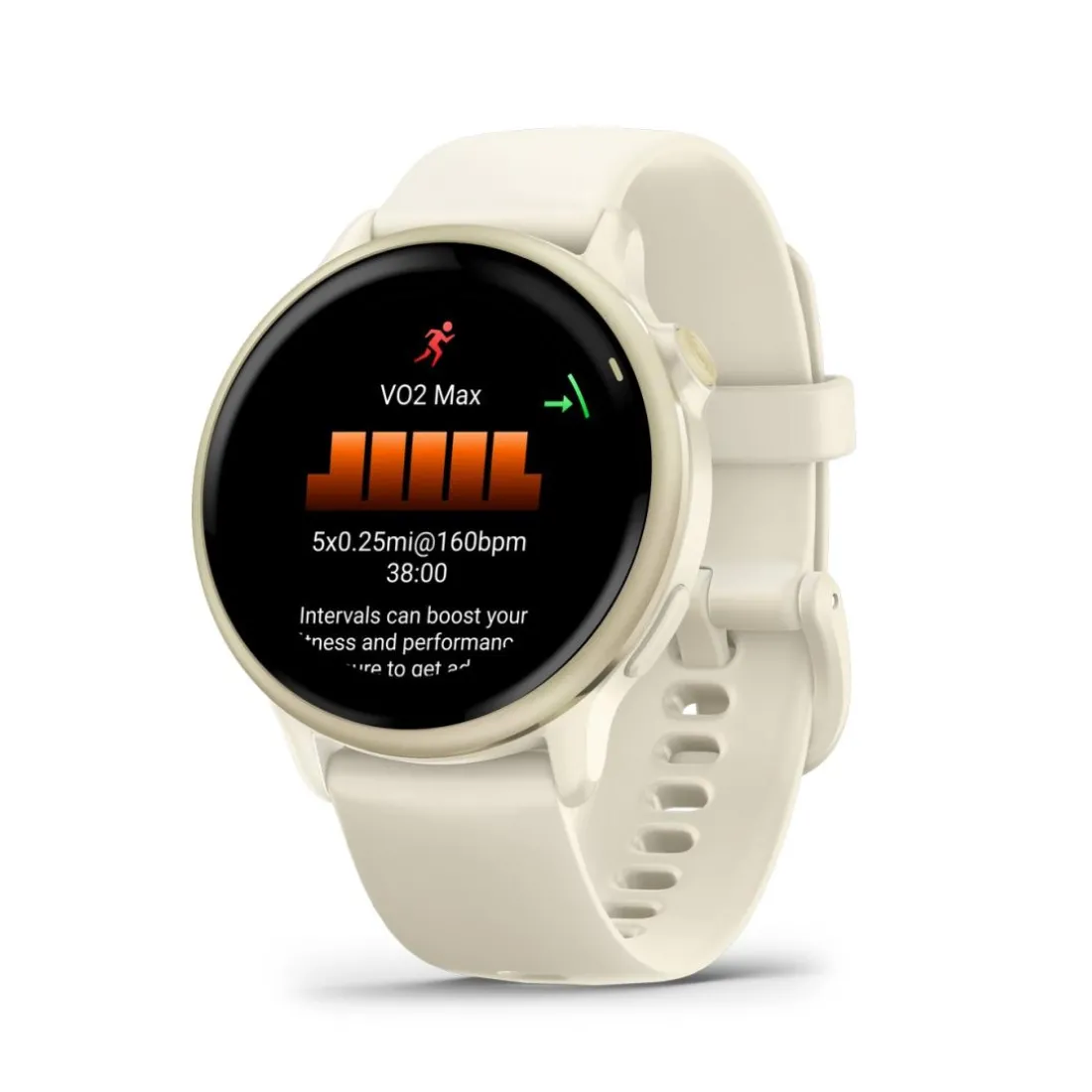 Montre Connectée Garmin Vívoactive 6 - 010-02985-01 Bracelet Silicone Ivoire
