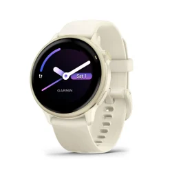 Montre Connectée Garmin Vívoactive 6 - 010-02985-01 Bracelet Silicone Ivoire