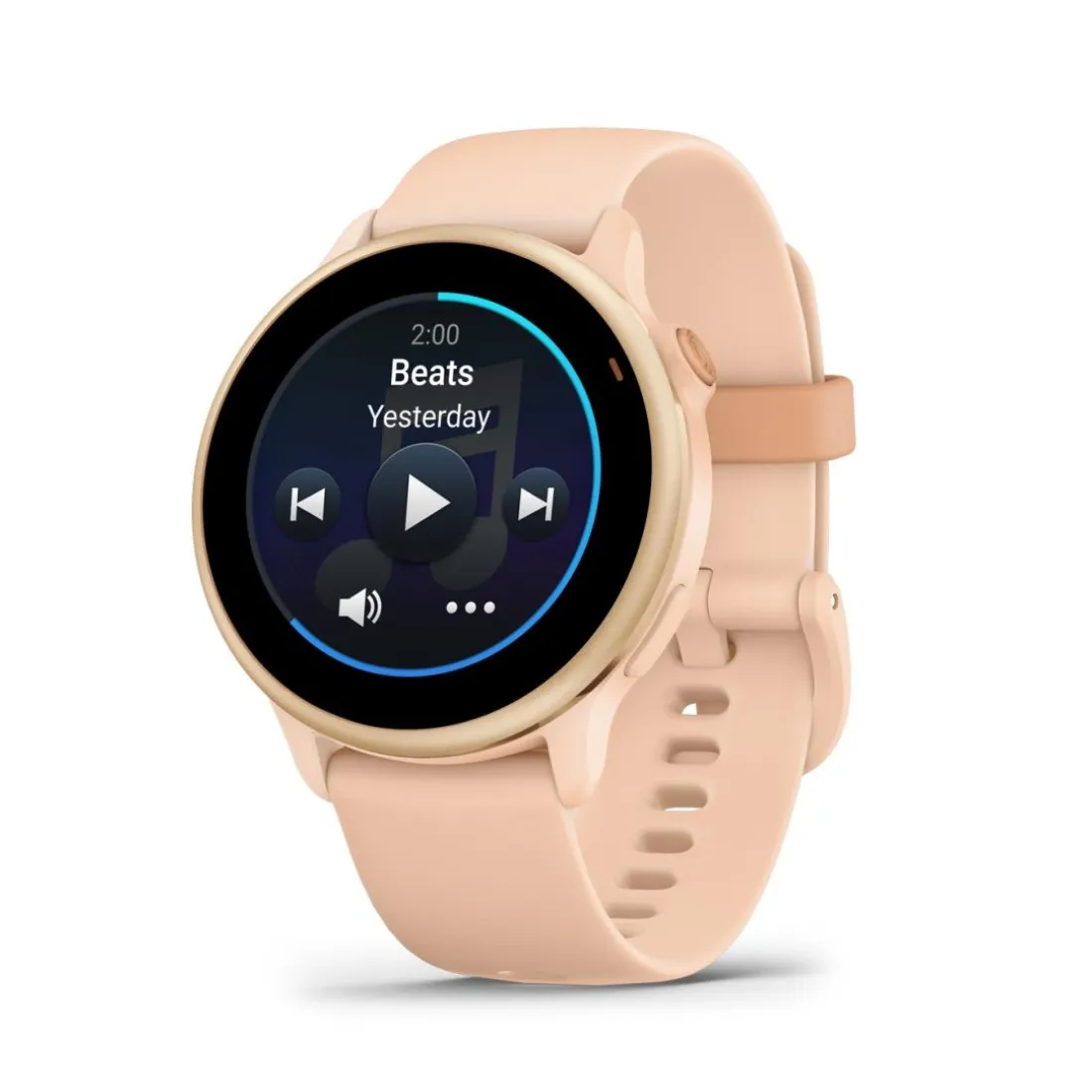 Montre Connectée Garmin Vívoactive 6 - 010-02985-03 Bracelet Silicone Rose pêche