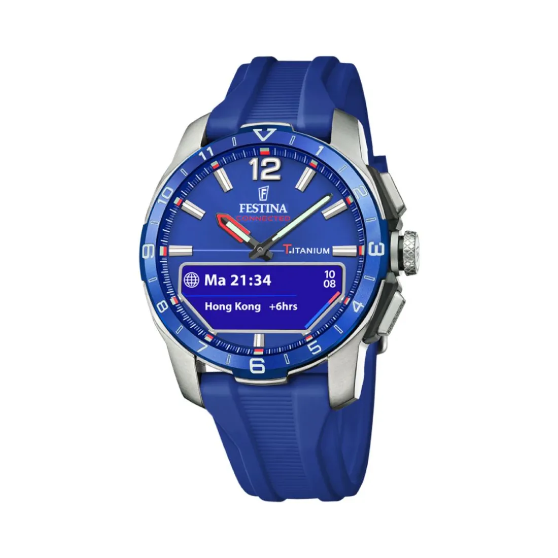 Montre connectée Homme Festina - F23000-3 Bracelet Silicone Bleu