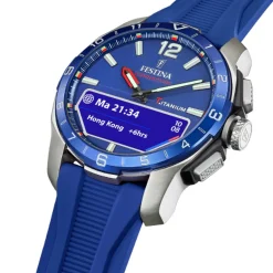 Montre connectée Homme Festina - F23000-3 Bracelet Silicone Bleu