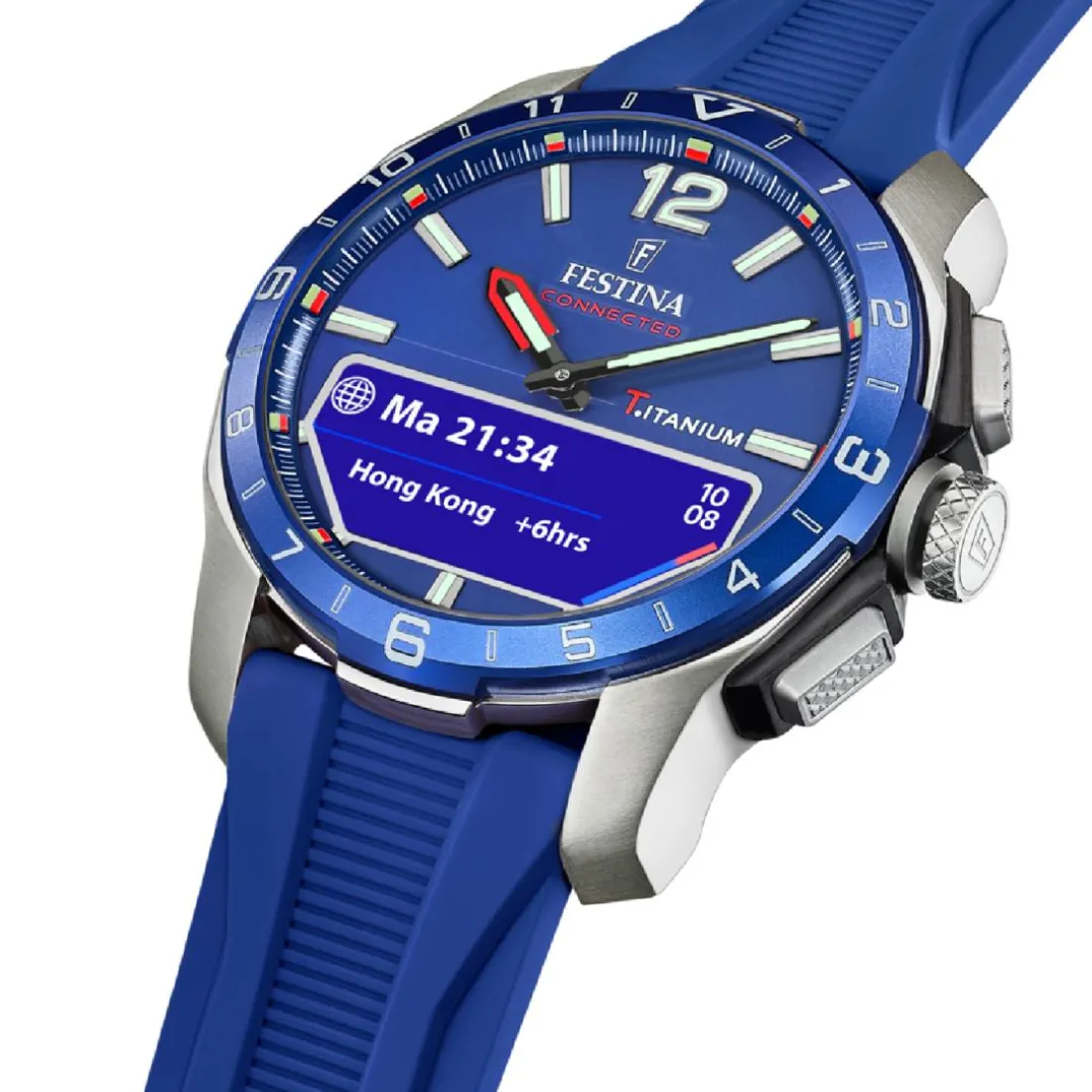 Montre connectée Homme Festina - F23000-3 Bracelet Silicone Bleu