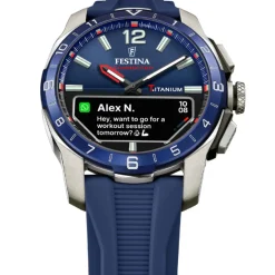 Montre connectée Homme Festina - F23000-1 Bracelet Silicone Bleu Marine