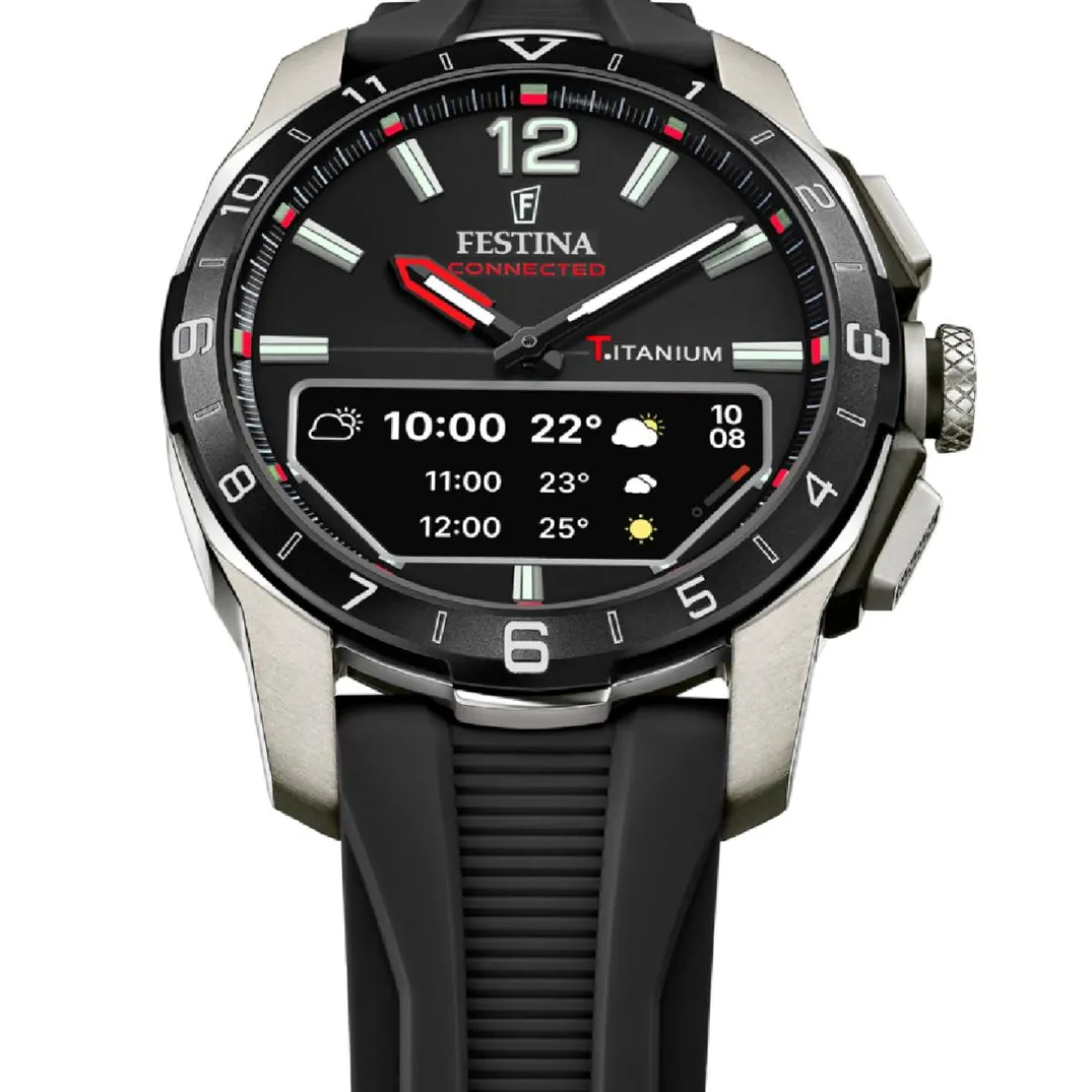 Montre connectée Homme Festina - F23000-4 Bracelet Silicone Noir