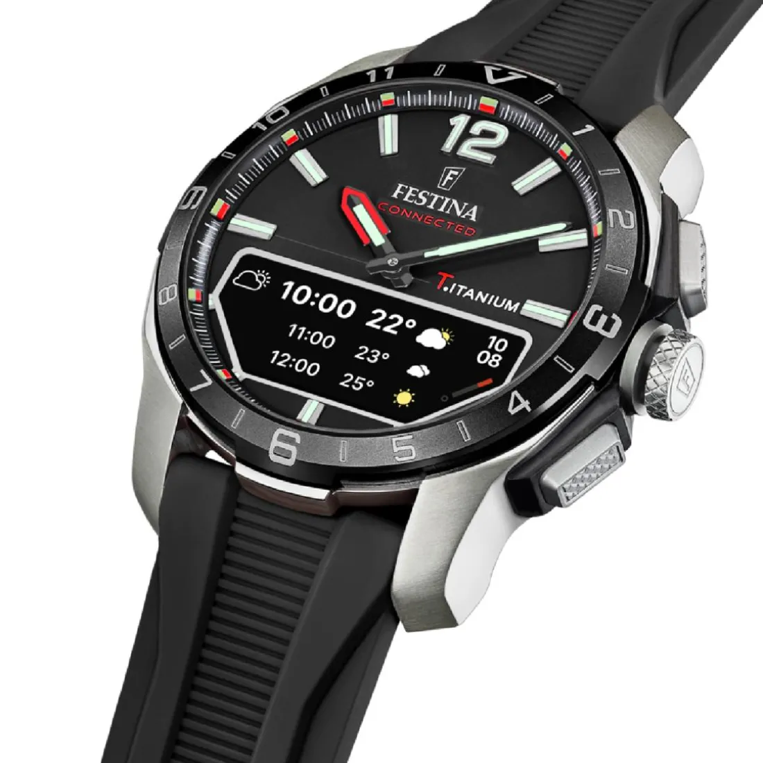 Montre connectée Homme Festina - F23000-4 Bracelet Silicone Noir
