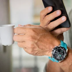 Montre connectée Homme Festina - F23000-5 Bracelet Silicone Turquoise
