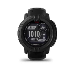 Montre connectée Homme Garmin Instinct 2 Solar Tactical BSPP BRIGADE DES SAPEURS POMPIERS DE PARIS - 010-02627-0A Bracelet Silicone Noir