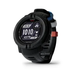 Montre connectée Homme Garmin Instinct 2 Solar Tactical BSPP BRIGADE DES SAPEURS POMPIERS DE PARIS - 010-02627-0A Bracelet Silicone Noir