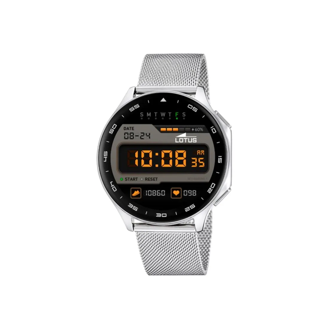 Montre connectée Homme Lotus Smartwatch - L50050-2 Bracelet Acier Argent