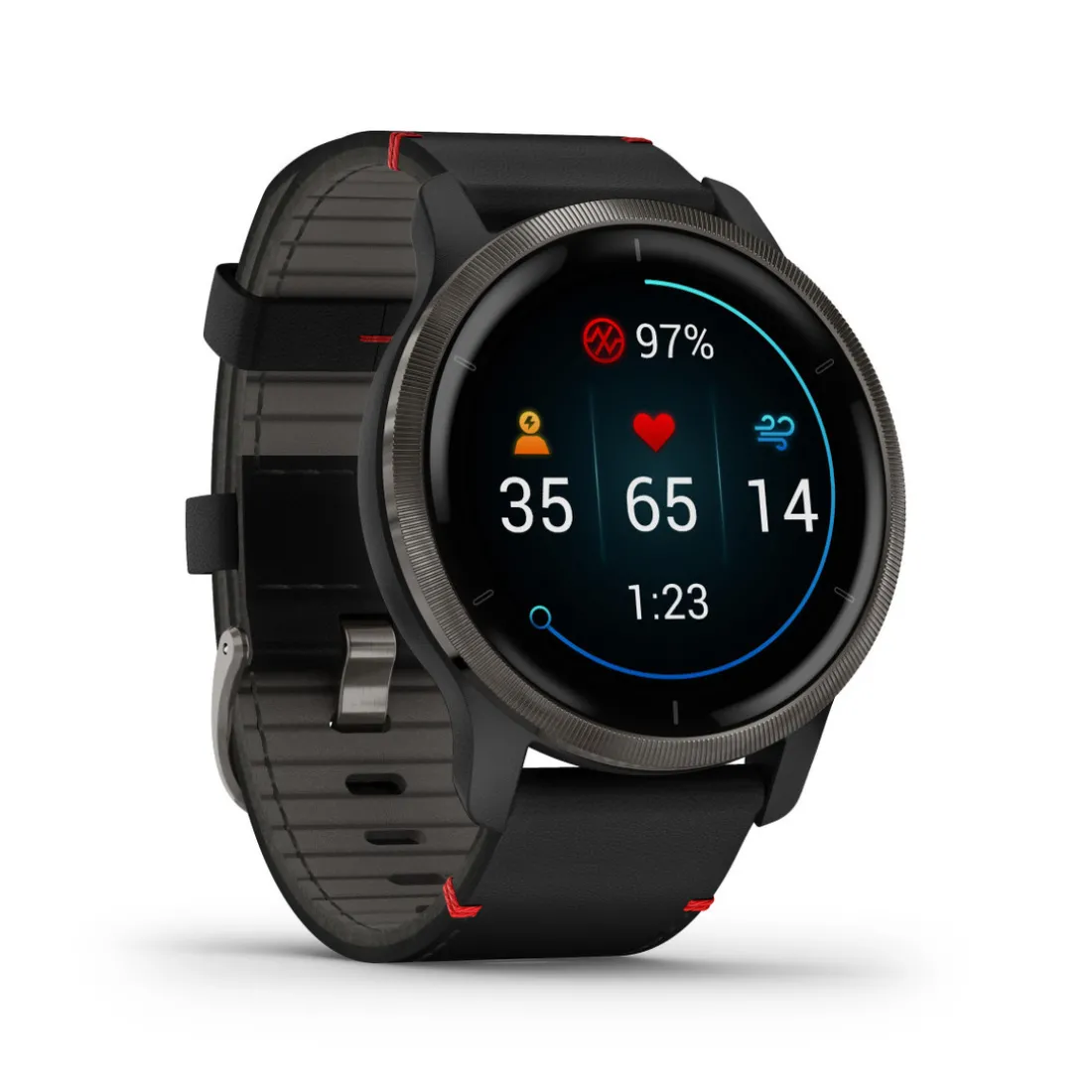Montre connectée Mixte 010-02430-21 - VENU 2 Garmin
