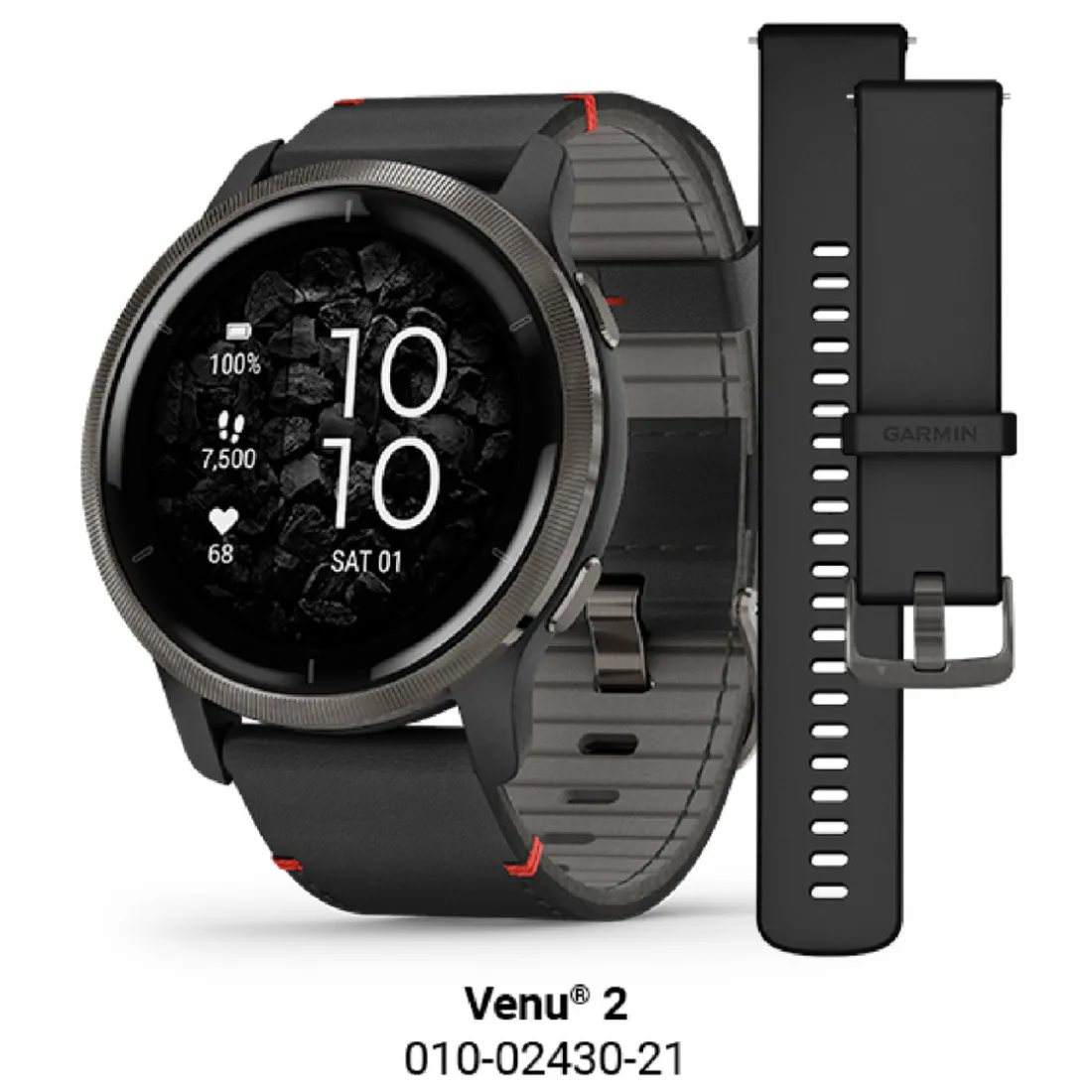 Montre connectée Mixte 010-02430-21 - VENU 2 Garmin