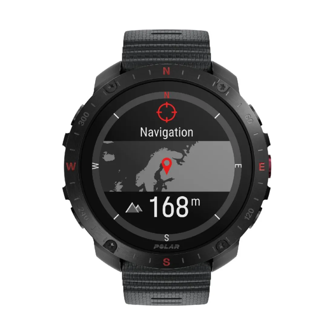 Montre Connectée Mixte 900110286 - POLAR Grit X2 Pro Black S-L + H10