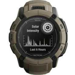 Montre connectée Mixte 010-02805-02 beige - Garmin Instinct 2X Solar Tactical Edition