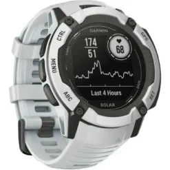Montre connectée Mixte 010-02805-00 blanc Garmin - Instinct 2X Solar