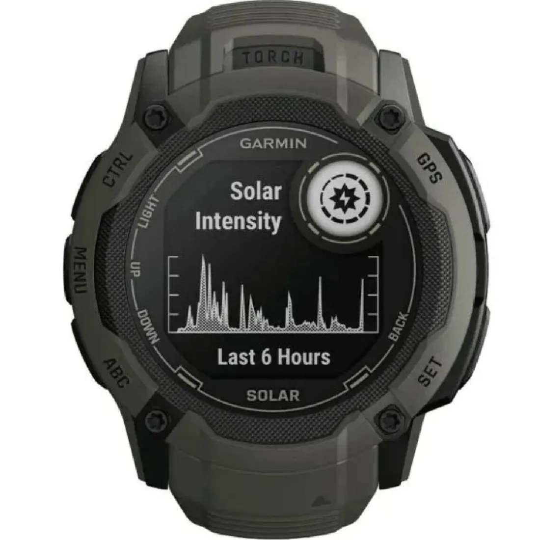Montre connectée Mixte 010-02805-00 vert Garmin - Instinct 2X Solar