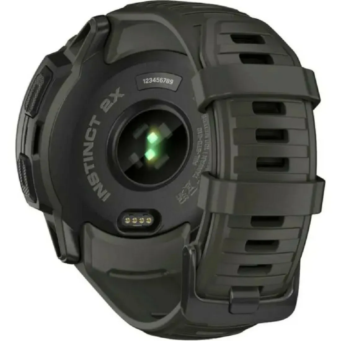 Montre connectée Mixte 010-02805-00 vert Garmin - Instinct 2X Solar