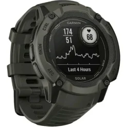 Montre connectée Mixte 010-02805-00 vert Garmin - Instinct 2X Solar
