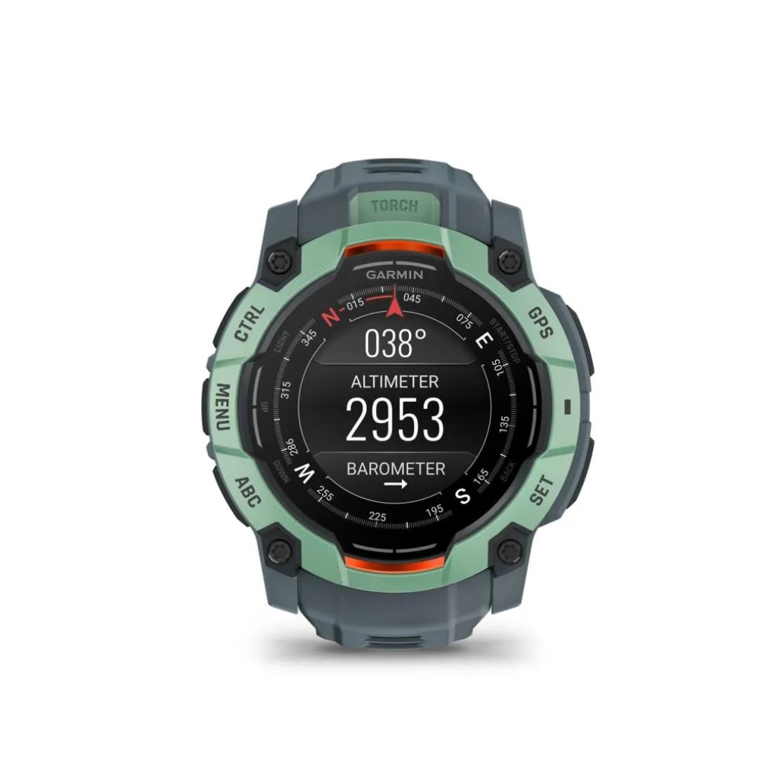 Montre connectée Mixte Garmin INSTINCT 3 50 MM, AMOLED - 010-03020-01 Bracelet Silicone Bleu