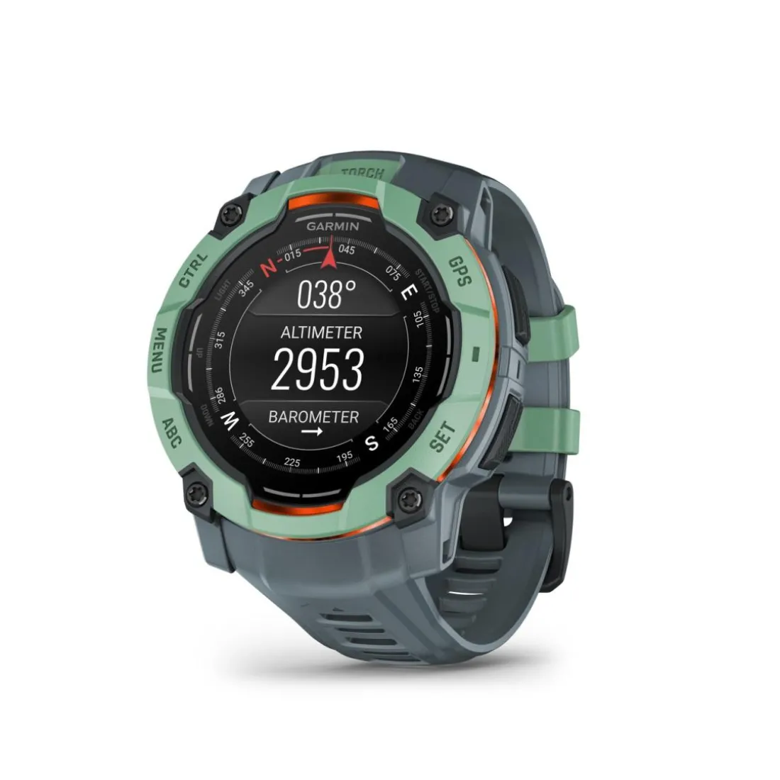 Montre connectée Mixte Garmin INSTINCT 3 50 MM, AMOLED - 010-03020-01 Bracelet Silicone Bleu