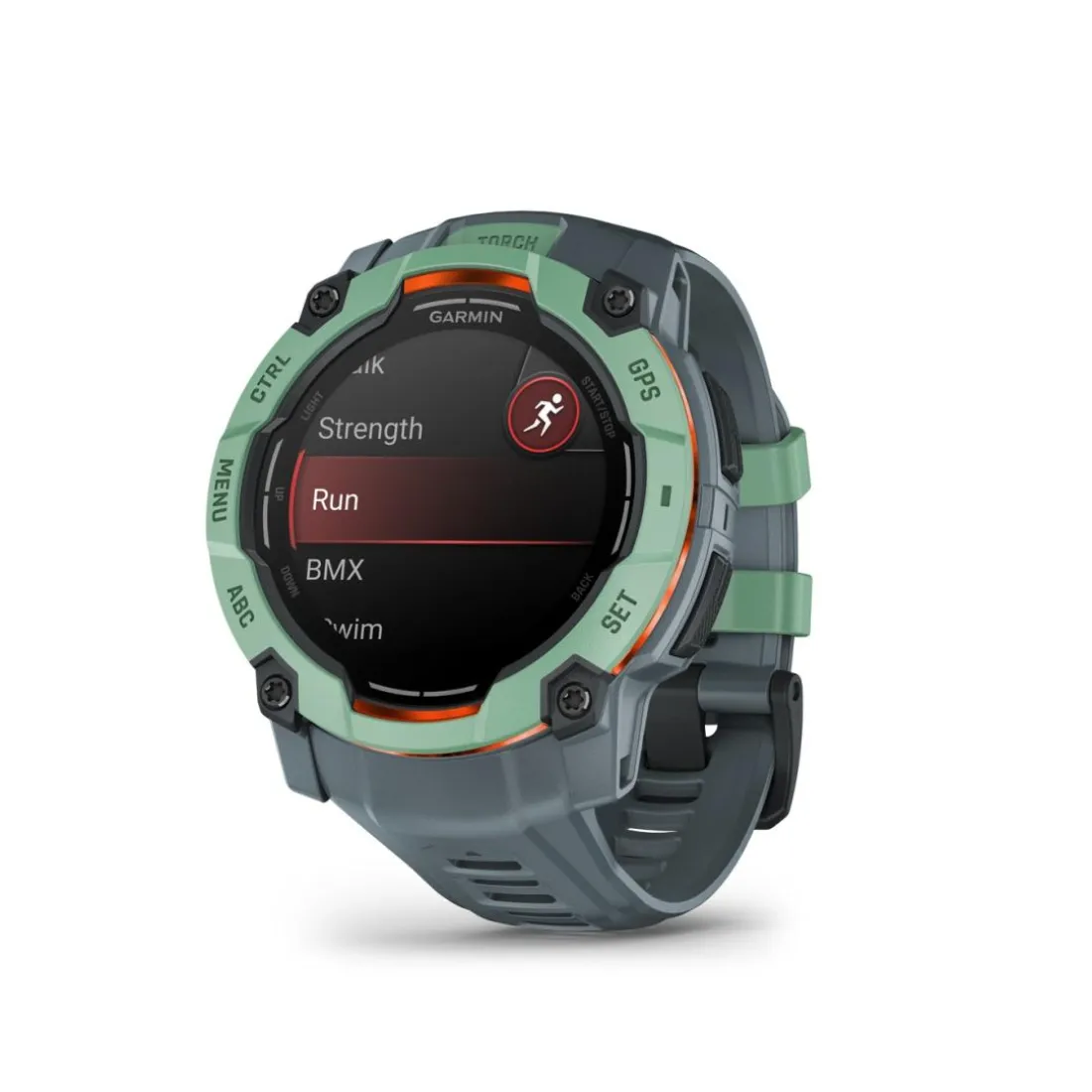 Montre connectée Mixte Garmin INSTINCT 3 50 MM, AMOLED - 010-03020-01 Bracelet Silicone Bleu