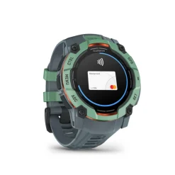 Montre connectée Mixte Garmin INSTINCT 3 50 MM, AMOLED - 010-03020-01 Bracelet Silicone Bleu