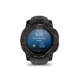 Montre connectée Mixte Garmin INSTINCT 3 50 MM, AMOLED - 010-03020-00 Bracelet Silicone Gris