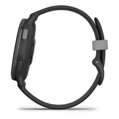 Montre connectée Mixte Garmin VÍVOACTIVE® 5 Lunette aluminium Gray, boitier noir et bracelet silicone noir