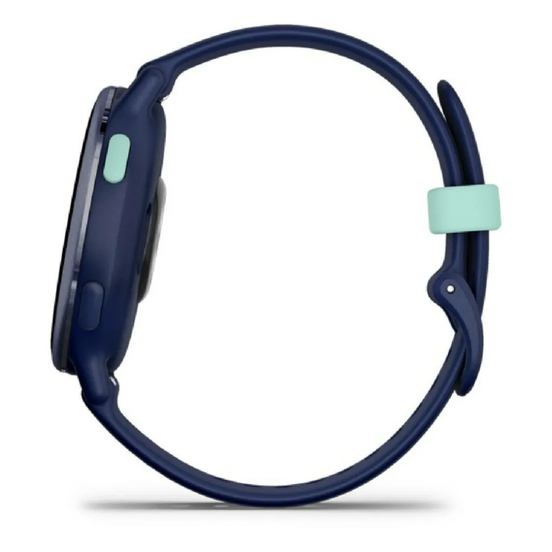 Montre connectée Mixte Garmin VÍVOACTIVE® 5 Lunette aluminium Metallic Blue, boitier bleu et bracelet silicone bleu