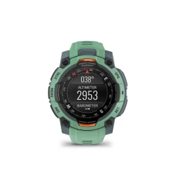 Montre connectée Mixte Garmin INSTINCT 3 45 MM, AMOLED - 010-02936-01 Bracelet Silicone Vert