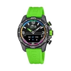 Montre connectée Mixte Lotus Connected - L20000-A Bracelet Résine Vert