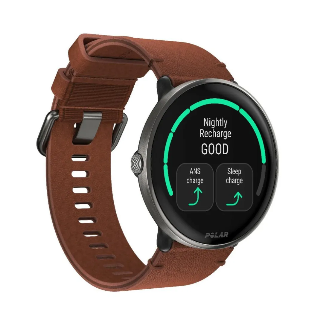 Montre connectée Mixte Polar Ignite 3 Titanium Silicone Noir S-L
