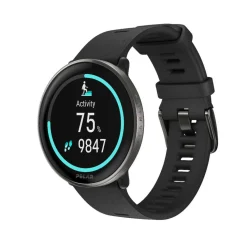 Montre connectée Mixte Polar Ignite 3 Titanium Silicone Noir S-L