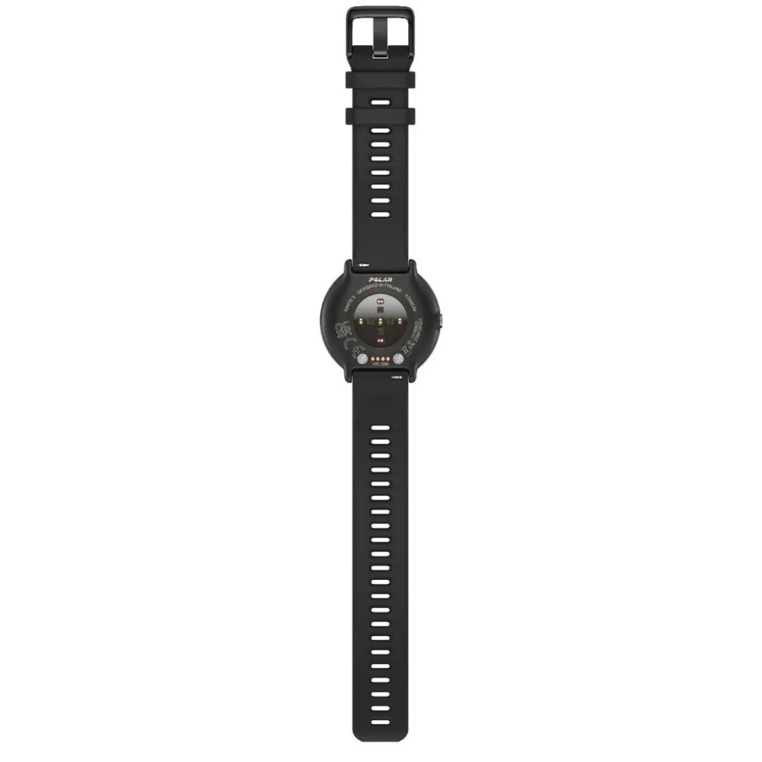 Montre connectée Mixte Polar Ignite 3 Titanium Silicone Noir S-L