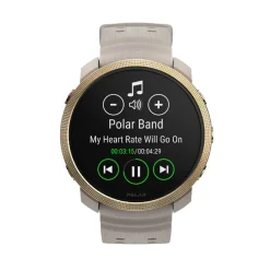 Montre connectée Mixte POLAR Vantage M3 Greige Sand - 900112399 Bracelet Silicone Beige