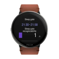 Montre connectée Mixte Polar Ignite 3 Titanium Cuir Marron M/L
