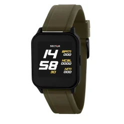 Montre connectée mixte S-05 R3251550001 avec bracelet en silicone vert