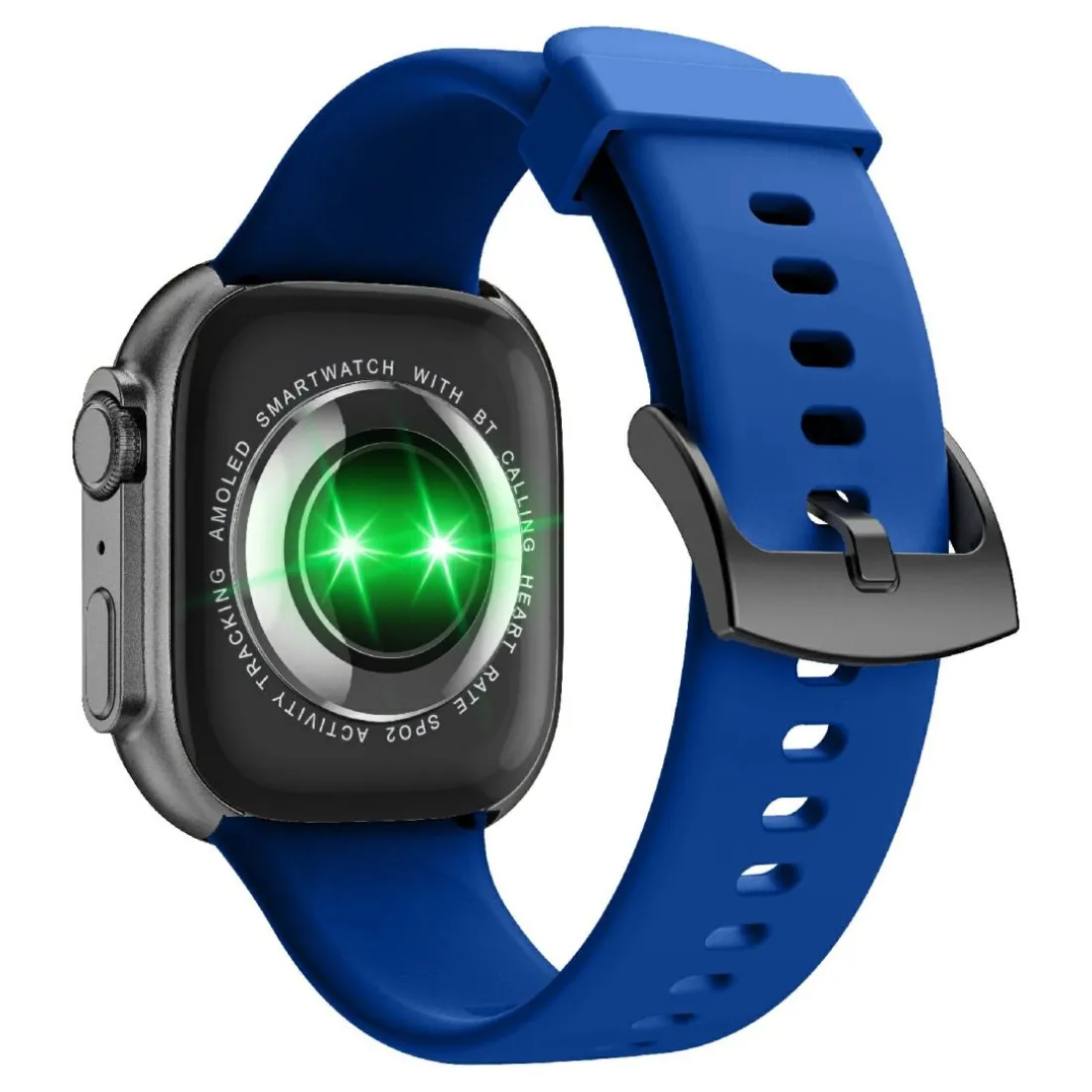 Montre connectée Mixte Smarty Powerful Amoled - SW071B Bracelet Silicone Bleu