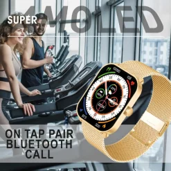 Montre connectée Mixte Smarty Super Amoled - SW070B Bracelet Silicone Orange