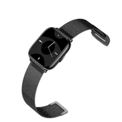 Montre connectée Mixte Smarty Overtake - SW081E Bracelet Acier Noir