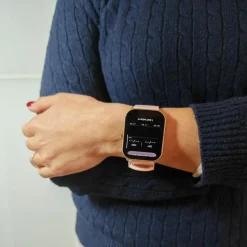 Montre connectée Mixte Smarty Super Amoled - SW070F Bracelet Silicone Rose
