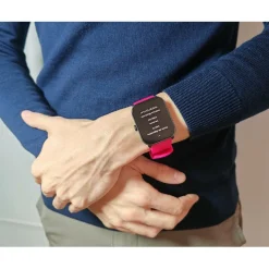 Montre connectée Mixte Smarty Super Amoled - SW070D Bracelet Silicone Rose