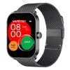 Montre connectée Mixte Smarty Super Amoled - SW070H Bracelet Acier Noir