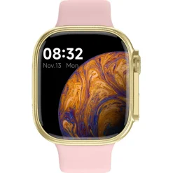 Montre connectée Mixte Smarty Powerful Amoled - SW071D Bracelet Silicone Rose