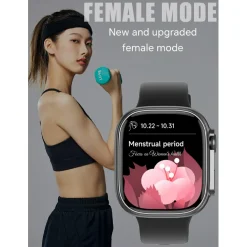 Montre connectée Mixte Smarty Powerful Amoled - SW071D Bracelet Silicone Rose