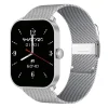 Montre connectée Mixte Smarty Super Amoled - SW070I Bracelet Acier Argent