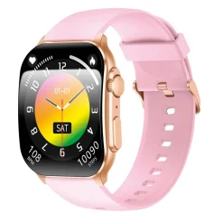 Montre connectée Mixte Smarty Ultra Amoled - SW080B Bracelet Silicone Rose
