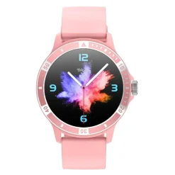 Montre connectée Mixte Tekday Tekday Connect Sport - 656526 Bracelet Silicone Rose