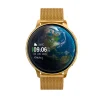 Montre connectée Mixte Tekday - 656536 Bracelet Acier Jaune