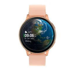 Montre connectée Mixte Tekday - 656535 Bracelet Silicone Rose